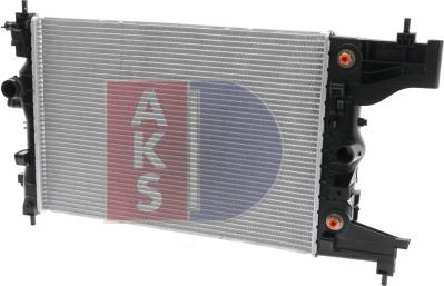 AKS Dasis 150102N - Радіатор, охолодження двигуна autozip.com.ua