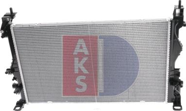 AKS Dasis 150139N - Радіатор, охолодження двигуна autozip.com.ua