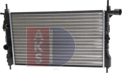 AKS Dasis 150370N - Радіатор, охолодження двигуна autozip.com.ua