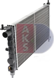 AKS Dasis 151610N - Радіатор, охолодження двигуна autozip.com.ua