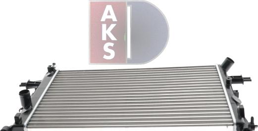 AKS Dasis 151670N - Радіатор, охолодження двигуна autozip.com.ua