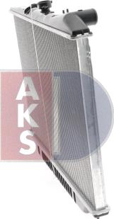 AKS Dasis 151810N - Радіатор, охолодження двигуна autozip.com.ua