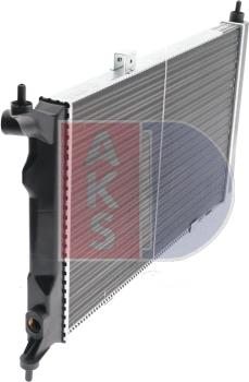 AKS Dasis 151720N - Радіатор, охолодження двигуна autozip.com.ua