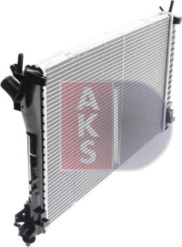 AKS Dasis 152007N - Радіатор, охолодження двигуна autozip.com.ua