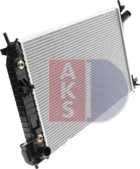 AKS Dasis 152007N - Радіатор, охолодження двигуна autozip.com.ua