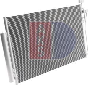 AKS Dasis 152035N - Конденсатор, кондиціонер autozip.com.ua