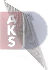 AKS Dasis 152037N - Конденсатор, кондиціонер autozip.com.ua