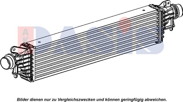 AKS Dasis 157047N - Интеркулер autozip.com.ua