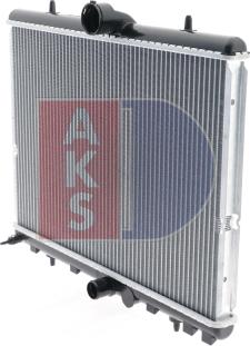 AKS Dasis 160045N - Радіатор, охолодження двигуна autozip.com.ua