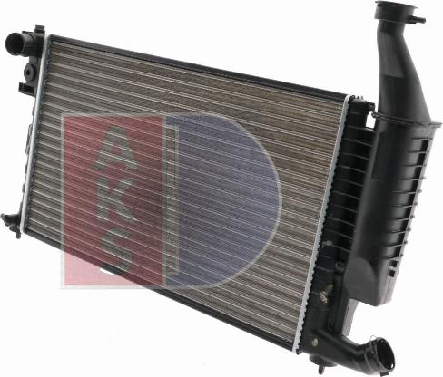 AKS Dasis 160012N - Радіатор, охолодження двигуна autozip.com.ua