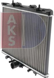AKS Dasis 160075N - Радіатор, охолодження двигуна autozip.com.ua