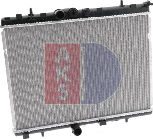 AKS Dasis 160108N - Радіатор, охолодження двигуна autozip.com.ua