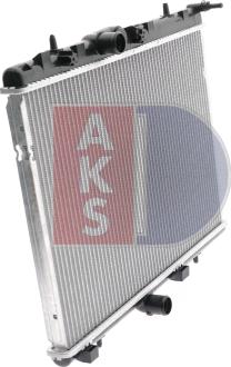 AKS Dasis 160108N - Радіатор, охолодження двигуна autozip.com.ua