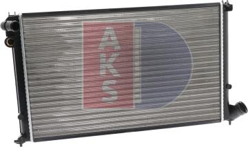 AKS Dasis 160290N - Радіатор, охолодження двигуна autozip.com.ua