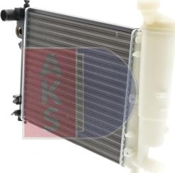 AKS Dasis 161180N - Радіатор, охолодження двигуна autozip.com.ua
