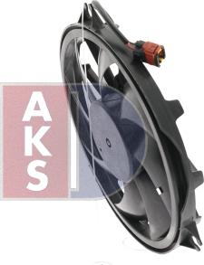 AKS Dasis 168037N - Вентилятор, охолодження двигуна autozip.com.ua