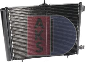 AKS Dasis 162009N - Конденсатор, кондиціонер autozip.com.ua