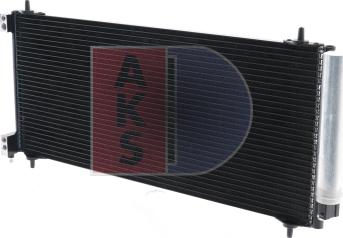 AKS Dasis 162002N - Конденсатор, кондиціонер autozip.com.ua