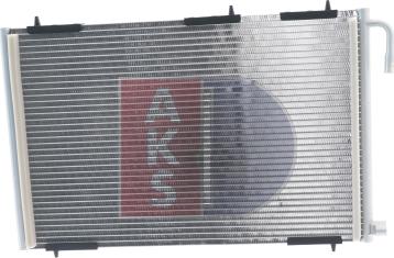 AKS Dasis 162010N - Конденсатор, кондиціонер autozip.com.ua