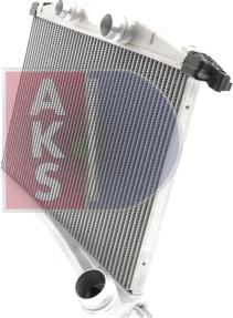AKS Dasis 167019N - Интеркулер autozip.com.ua