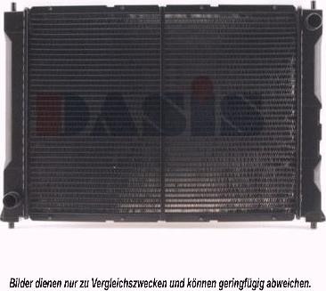 AKS Dasis 100680N - Радіатор, охолодження двигуна autozip.com.ua
