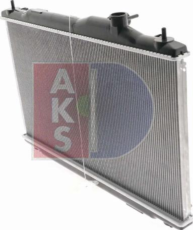 AKS Dasis 100092N - Радіатор, охолодження двигуна autozip.com.ua