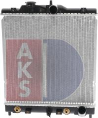 AKS Dasis 100015N - Радіатор, охолодження двигуна autozip.com.ua