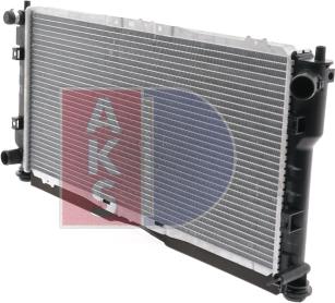 AKS Dasis 110990N - Радіатор, охолодження двигуна autozip.com.ua