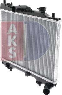 AKS Dasis 110090N - Радіатор, охолодження двигуна autozip.com.ua