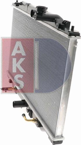 AKS Dasis 110098N - Радіатор, охолодження двигуна autozip.com.ua