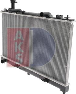 AKS Dasis 110032N - Радіатор, охолодження двигуна autozip.com.ua