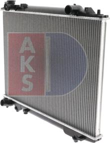 AKS Dasis 110071N - Радіатор, охолодження двигуна autozip.com.ua