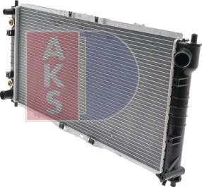 AKS Dasis 111000N - Радіатор, охолодження двигуна autozip.com.ua