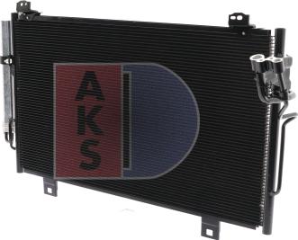 AKS Dasis 112043N - Конденсатор, кондиціонер autozip.com.ua