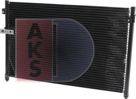 AKS Dasis 112160N - Конденсатор, кондиціонер autozip.com.ua