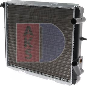 AKS Dasis 180610N - Радіатор, охолодження двигуна autozip.com.ua
