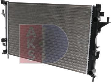 AKS Dasis 180003N - Радіатор, охолодження двигуна autozip.com.ua