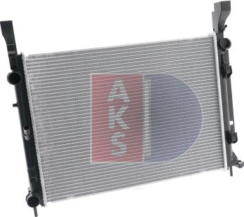 AKS Dasis 180085N - Радіатор, охолодження двигуна autozip.com.ua