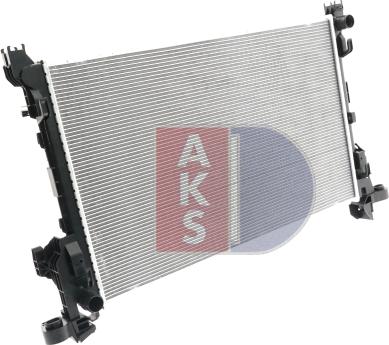 AKS Dasis 180109N - Радіатор, охолодження двигуна autozip.com.ua