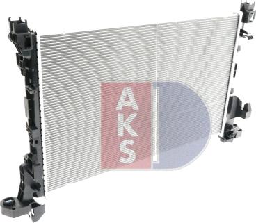 AKS Dasis 180109N - Радіатор, охолодження двигуна autozip.com.ua