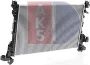 AKS Dasis 180107N - Радіатор, охолодження двигуна autozip.com.ua