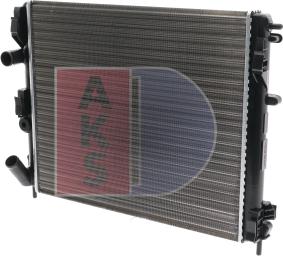 AKS Dasis 181690N - Радіатор, охолодження двигуна autozip.com.ua