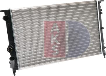 AKS Dasis 181040N - Радіатор, охолодження двигуна autozip.com.ua