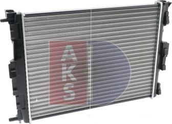 AKS Dasis 181001N - Радіатор, охолодження двигуна autozip.com.ua