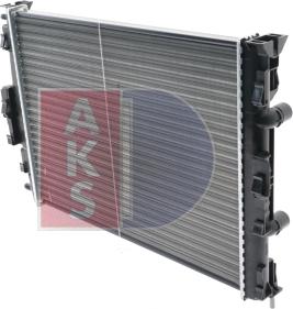AKS Dasis 181001N - Радіатор, охолодження двигуна autozip.com.ua