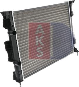 AKS Dasis 181003N - Радіатор, охолодження двигуна autozip.com.ua