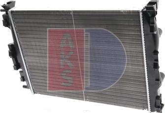AKS Dasis 181002N - Радіатор, охолодження двигуна autozip.com.ua