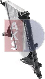 AKS Dasis 181390N - Радіатор, охолодження двигуна autozip.com.ua