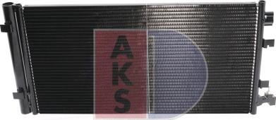 AKS Dasis 182042N - Конденсатор, кондиціонер autozip.com.ua