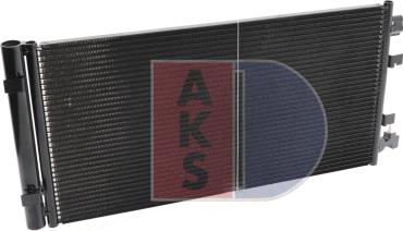 AKS Dasis 182042N - Конденсатор, кондиціонер autozip.com.ua